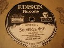 EDISON 82230 MARIE TIFFANY Solveig's Vise / FRIEDA HAMPEL(Norwegian) PAPER LABEL