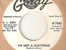 MARV JOHNSON Im Not A Plaything Why Do You GORDY PROMO MOTOWN NORTHERN SOUL 45