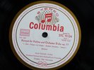 Columbia german SAX W Brahms violin concerto David Oistrakh Klemperer