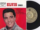 ELVIS PRESLEY - KISS ME QUICK EP 1968 RARE BLACK ON GOLD LABEL - AUSTRALIAN 45