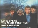 ROLLING STONES--PICTURE SLEEVE + 45--(RUBY TUESDAY)---PS--PIC---SLV