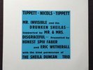 TIPPETT - NICHOLS - TIPPETT - MR. INVISIBLE - JAZZ VINYL LP 1989 FMP (GERMAN)