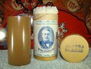 EDISON BLANK BROWN WAX Cylinder Phonograph Record Early Recording Rare Antique