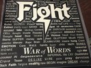 FIGHT - War Of Words LP 1993 SPANISH PRESSING VG+  Vinyl Rob Halford