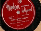 PEE WEE CRAYTON BLUES AFTER HOURS MODERN 78 WEST COAST BLUES