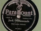BLIND LEMON JEFFERSON JACK O'DIAMONDS PARAMOUNT 78