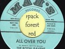 THE ROYAL RAVENS - All Over You  - MAH'S  - Detroit R & B   7