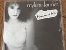 Mylene Farmer 45t Maman A Tort Noir Et Blanc
