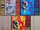 GUNS n'ROSES,Appetite for....1 LP+2 DO/LPs use your illusion 1+2,orig.UK+DE rare