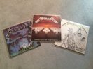 3 x Vinyl Metallica - Master Of Puppets, And Justice For All, Creeping Death