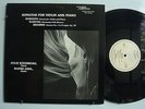 STEINBERG ABEL Debussy Bartok Brahms Sonatas Violin & Piano LP WILSON AUDIOPHILE