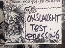 Onslaught   Power From Hell   LP TEST PRESSING   PUSHEAD kbd SEPTIC DEATH   punk