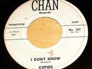 Excellent 1960s Doo-Wop 45  THE CUPIDS 