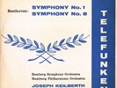 BEETHOVEN Symphonies 1 & 8 KEILBERTH Telefunken SMA-20 UK Ed.1 Grvd LOW SHIPPING