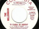 HEAR BOETTCHER/SUNSHINE POP Millennium-To Claudia On Thursday UNIQUE 45 MIXES