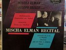 MISCHA ELMAN RECITAL LP LONDON FFRR UK PRESSING LL 1631 JOSEPH SEIGER CLASSICAL