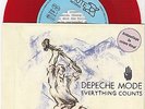 7 45 Depeche Mode - Everything Counts RARE RED VINYL PROMO INFOSHEET RARE