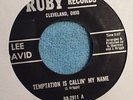 LEE DAVID - TEMPTATION IS CALLIN' MY NAME / COLD WAVE COMING ON - RUBY RECORDS