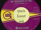 EDWIN STARR - My Weakness Is You - GORDY  -  MOTOWN   7