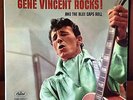 GENE VINCENT LP “ROCKS Blue Caps Roll” LP CAPITOL orig ‘58 teal NM   