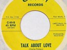 PIC & BILL Talk About Love CHARAY 45 deep northern soul Near Mint 7”