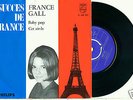 FRANCE GALL 'Baby Pop (Gainsbourg) 1966 PHILIPS 45t de PAYS-BAS EX+