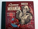 RARE Carmen Miranda 3 78 Album Week-End In Havana E+ DECCA 295 23 M Series 10