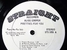 WHITE LBL PROMO 1969 ORIG = ALICE COOPER   PRETTIES FOR YOU   FLIPPED ACID PSYCH