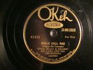 78-OKEH 41400- ED LANG /JACK PETTIS - BUGLE CALL RAG /BAG O' BLUES - E