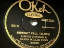 Electric OKeh 8818 Lonnie Johnson & Blind Willie Dunn-Midnight Call (E+) beauty