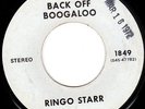 RINGO STARR - White-label DJ Promo 45 - BACK OFF BOOGALOO/BLINDMAN - HEAR