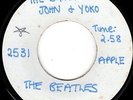 BEATLES - 1969 Pre-Release TEST PRESSING of BALLAD OF JOHN & YOKO - HEAR