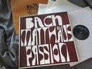 BACH MATTHEW PASSION MATTHAUS MAUERSBERGER ETERNA 1ED LARGE STEREO BLACK SILVER