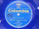 2x 78rpm GEORGES ENESCO Violin - HANDEL SONATA -  BLUE WAX COLUMBIA
