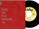 TRES RARE SP DALIDA - 1961 - NUIT CHANCELLERIE - POCHETTE VELOURS-BARCLAY 60209