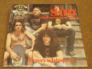 Stormtrooper of Death S.O.D Pussywhipped RARE LIVE Blue Vinyl + Sticker. Anthrax