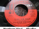 ? Pointer Sisters 'Send Him Back' In-Demand Northern Soul 45 HEAR