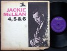 JACKIE MCLEAN 4, 5 & 6 LP NEW JAZZ 8279 US 1962 RVG MONO Hank Mobley Mal Waldron