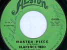 CLARENCE REID Master Piece RARE FUNK CLASSIC 45 on ALSTON STRONG VG+