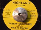 RARE 45 - MIKE & THE CENSATIONS - VICTIM OF CIRCUMSTANCE Soul HIgh Grade HEAR
