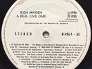 IRON MAIDEN - A Real Live One - RARE GUATEMALA LP
