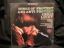 CHRIS LUCEY / BOBBY JAMESON STEREO LP SONGS OF PROTEST & ANTI-PROTEST *HEAR IT*