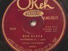 78rpm Blues – Stovepipe No. 1 and David Crockett (Jug Band) BED SLATS Okeh 8543
