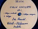 Bruch: Violin Concerto No.1 - Ida Haendel / Kubelik **Private Press Acetate LP**