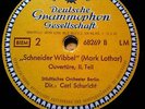 1931 CARL Schuricht MARK LOTHAR Schneider Wibbel Overture Berlin 78