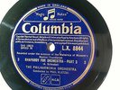 Artur SCHNABEL composed RHAPSODY For Orchestra Paul Kletzki Philham Piano 78