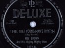 HEAR R&B 78 rpm ROY BROWN I Feel That Young Man's Rhythm DELUXE 3302 E+