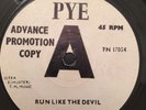 KENNY ROBERTS 'RUN LIKE THE DEVIL' PYE DEMO MINT MINUS RARE WIGAN NORTHERN