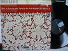 BACH SONATAS AND PARTITAS FOR SOLO VIOLIN GRUMIAUX 2 LP SET STEREO NM LP