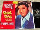 ELVIS - Girls Girls Girls - NearMint Mono + RARE CALENDAR